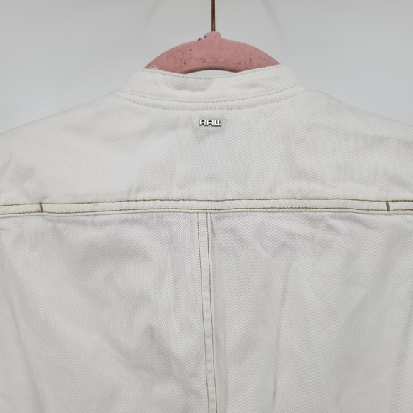 G-Star raw Bristum Slim Flare Fringe Short Dress XS white - Picture 5 of 9